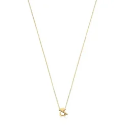 Short gold bear Necklace I-Bear