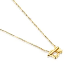 Short gold bear Necklace I-Bear
