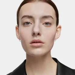 Short 10 mm silver ball Hoop earrings TOUS Basics