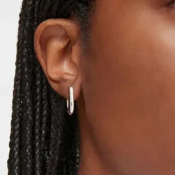 Short 18.2 mm silver Hoop earrings TOUS Basics