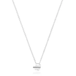 Short silver bear Necklace I-Bear