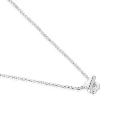 Short silver bear Necklace I-Bear