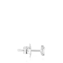 Silver 1/2 Earring Logo