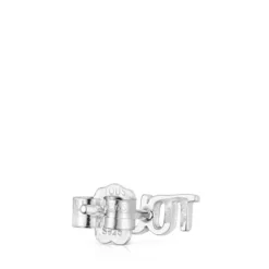 Silver 1/2 Earring Logo