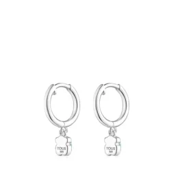 Silver and Amazonite Cool Color Earrings