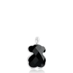 Silver and faceted onyx TOUS Color Pendant
