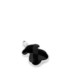 Silver and faceted onyx TOUS Color Pendant