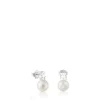 Silver and Pearls TOUS Sweet Dolls Earrings Bear motif