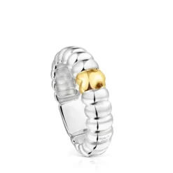Silver and silver vermeil Virtual Garden Ring