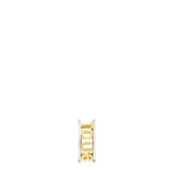 Silver and silver vermeil Earcuff Logo