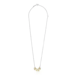 Silver and silver vermeil Virtual Garden Necklace with charms