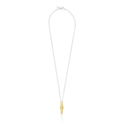Silver and silver vermeil Lure Necklace