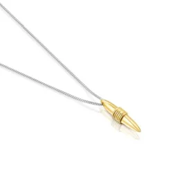 Silver and silver vermeil Lure Necklace