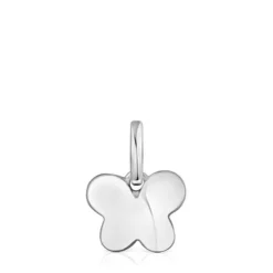 Silver Bold Motif butterfly Pendant
