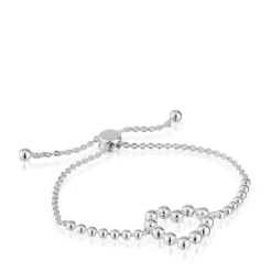 Silver chain heart Bracelet Sugar Party