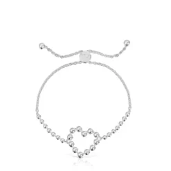 Silver chain heart Bracelet Sugar Party