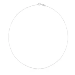 Silver Choker with oval rings measuring 45 cm TOUS Chain