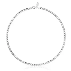 Silver curb-chain Choker TOUS Chain