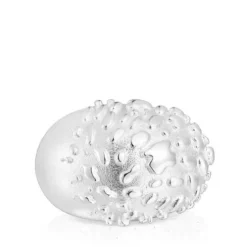 Silver domed ring Dybe