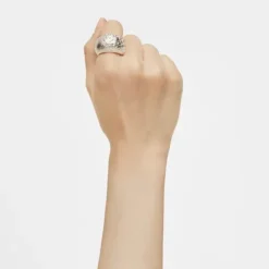 Silver domed ring Dybe