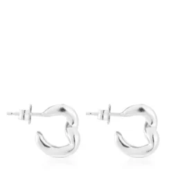 Silver Hoop earrings New Hav