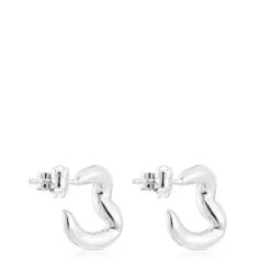 Silver Hoop earrings New Hav