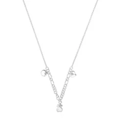 Silver Luah motif Necklace