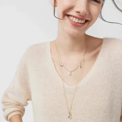 Silver Luah motif Necklace