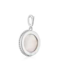 Silver medallion Pendant with nacre TOUS Mama