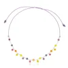 Silver, Murano glass and lilac-colored nylon Necklace Icon Glass
