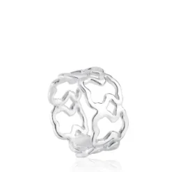 Silver New Carrusel Ring Bear motifs 0,96cm.