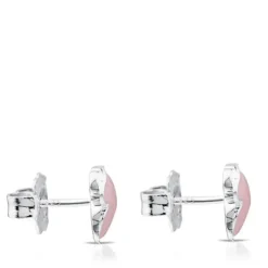Silver New Color Earrings with Quartz