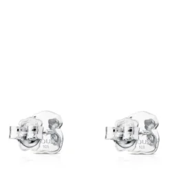 Silver New Color Earrings with Quartz