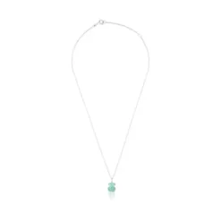 Silver New Color Necklace with Amazonite
