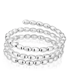 Silver spiral Bangle TOUS Basics