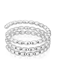 Silver spiral Bangle TOUS Basics