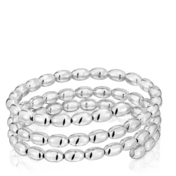 Silver spiral Bangle TOUS Basics