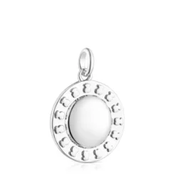 Silver sun and bears Medallion Efecttous