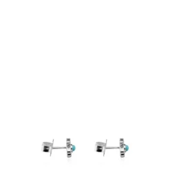 Silver Super Power Earrings with Ceramic