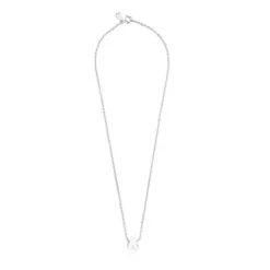 Silver Sweet Dolls bear Necklace