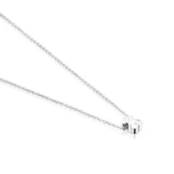 Silver Sweet Dolls bear Necklace