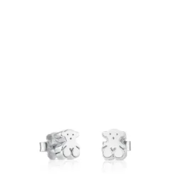 Silver Sweet Dolls Earrings with 0,7cm. motif