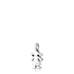 Silver Sweet Dolls girl Pendant
