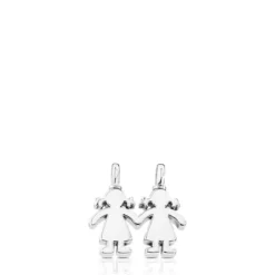 Silver Sweet Dolls girls Pendant