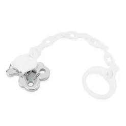 Silver Sweet Dolls small bear Pacifier clip