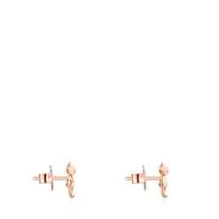 Silver Teddy Bear Earrings