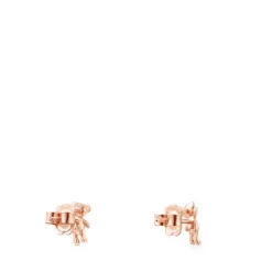 Silver Teddy Bear Earrings