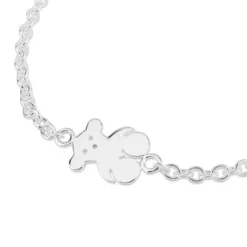 Silver TOUS Bear Bracelet 16cm.