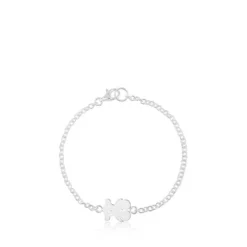 Silver TOUS Bear Bracelet 16cm.