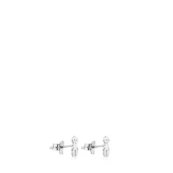 Silver TOUS Bear Earrings Bear motif